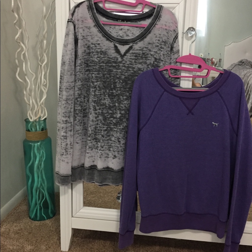 2 Sweatshirts (PINK & EXPRESS)